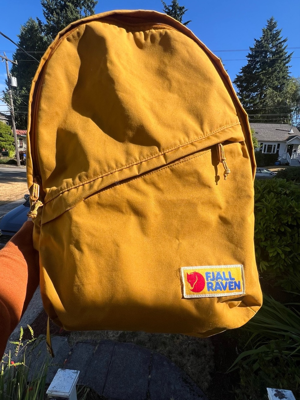 Fjallraven G-1000 style Mustard Yellow Backpack